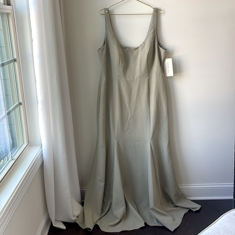 Revelry Bridesmaid Maxi Dress in Sage Green